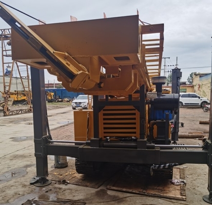 GL350S W pełni hydrauliczne wiertnice wiertnicze montowane na gąsienicach do wiercenia 350 m