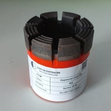 Przędzia wiązania drutowego impregnowane diamentowym rdzeniem Bits Drilling Tools Easy Collect Sample Operations