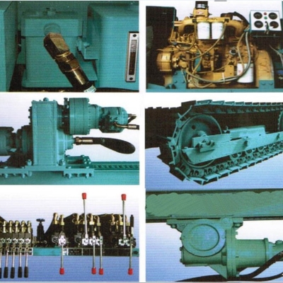 DTH Drilling Rock Machine, hydrauliczna wiertnica gąsienicowa o wysokim ciśnieniu powietrza