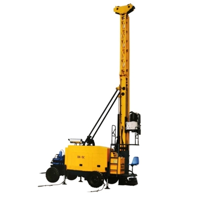 GLDX-5C Geotechniczne pobieranie próbek Eksploracja minerałów Wiertnice Przyczepa hydrauliczna