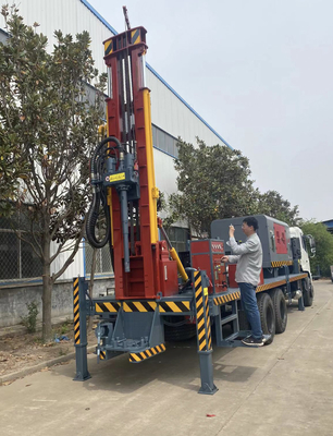 Montowana na ciężarówce sprężarka powietrza HOWO 6x4 Water Well Wiertnica