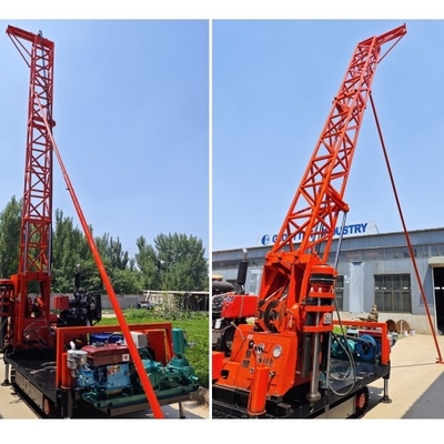 Próbka geologiczna Diamond Exploration Rig 100m 150m 200m 300m Próbkowanie nachylonych otworów