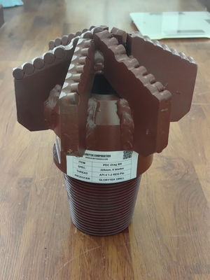6 skrzydeł stopień twarzy 225 mm Carbide Drag Bit