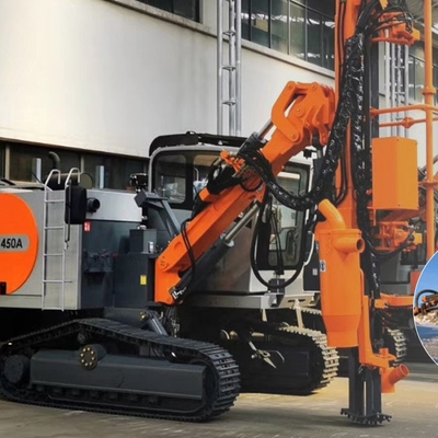Pokładowe zintegrowane wiertnice do wydobycia rudy z w pełni hydrauliczną sprężarką powietrza