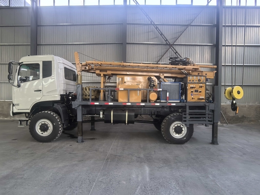 GL500T Hydrauliczna ciężarówka montowana na odwiercie odwiertu Wiału wiertarkę do głębokiego studni