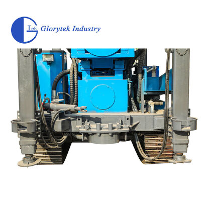 GL600S Crawler Water Well Drill Rig z 105-500mm Diameter 176kw Diesel Engine i Hydraulic Rotary Drilling