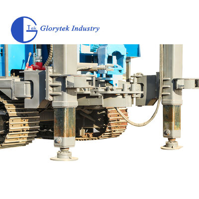 GL600S Steel Crawler Type Water Well Drill/Drilling Rig with DTH Hammer or Mud Pump for Drilling (Woda wiertnicza typu stalowego)