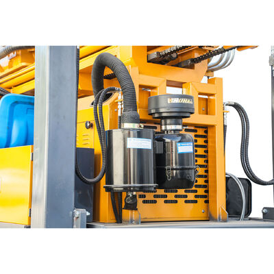 Pełnohydrauliczny GL180R Rubber Crawler Type Water Well Drill/Drilling Rig Do głębokości 180m