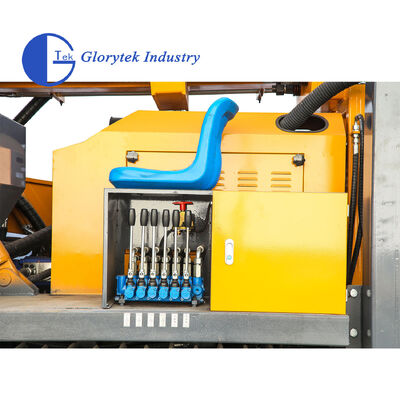 Wiertnica do studni wodnych typu gąsienicowego z gumowymi gąsienicami do wierceń geotechnicznych