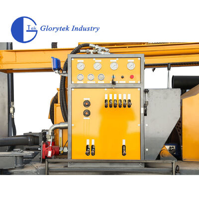 Wiertnica do studni wodnych typu gąsienicowego z gumowymi gąsienicami do wierceń geotechnicznych