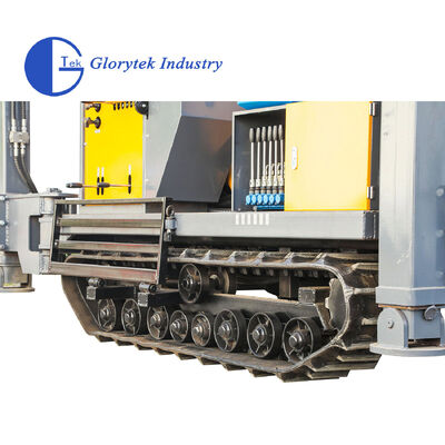 Wiertnica do studni wodnych typu gąsienicowego z gumowymi gąsienicami do wierceń geotechnicznych