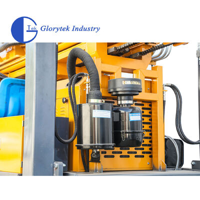 Wiertnica do studni wodnych typu gąsienicowego z gumowymi gąsienicami do wiercenia studni dla nawadniania rolniczego i przemysłu