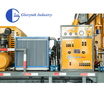 500-metrowa w pełni hydrauliczna wiertnica do studni na ciężarówki do zastosowań przemysłowych