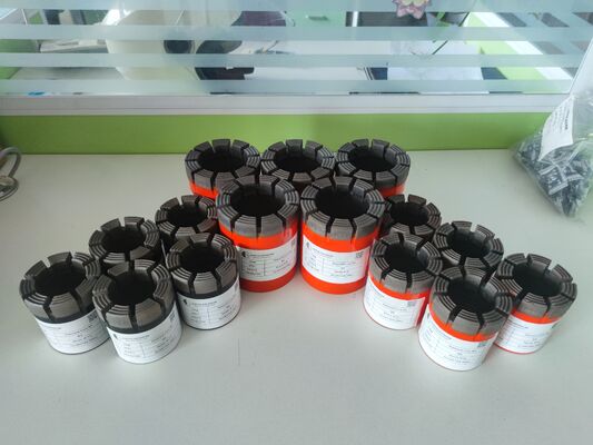 Wiertła diamentowe do pobierania rdzeni BQ/NQ/HQ/PQ z długą żywotnością do eksploracji górniczej