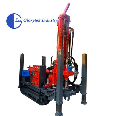 Fully Hydraulic 200m Depth Borehole Drill/Drilling Rig Machines with Crawler Chassis