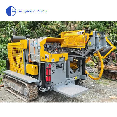 E5 zdalnie sterowany otwarty otwór w pełni hydrauliczny wiertarka / wiertarka, głębokość 1530m BQ, Cummins 153kW silnik